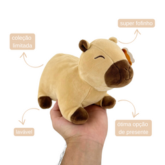 Capivara de Pelúcia - 16cm