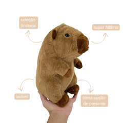 Capivara de Pelúcia - 24cm