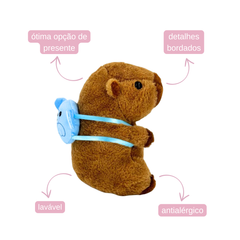 Capivara de Pelúcia - 20cm