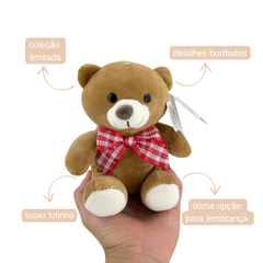 Urso com Laço - 17cm