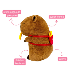 Capivara de Pelúcia - 45cm