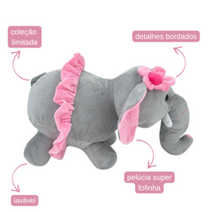 Elefante com Vestido - 45cm