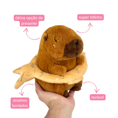 Capivara de Pelúcia - 24cm