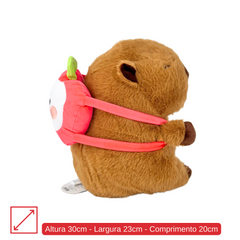 Capivara com Mochila - 30CM