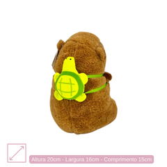 Capivara de Pelúcia - 20cm