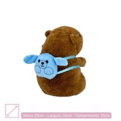 Capivara de Pelúcia - 20cm