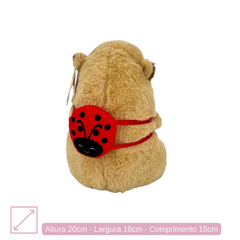 Capivara de Pelúcia - 20cm