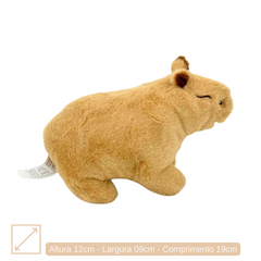 Capivara de Pelúcia - 12cm