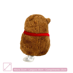 Capivara de Pelúcia - 21cm