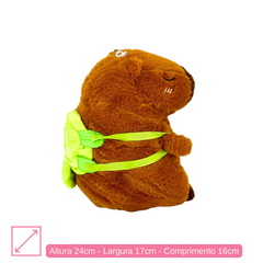 Capivara de Pelúcia - 24cm