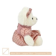 Urso com Roupa - 28cm