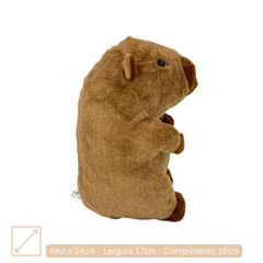 Capivara de Pelúcia - 24cm