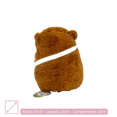 Capivara de Pelúcia - 21cm