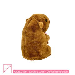 Capivara de Pelúcia - 24cm