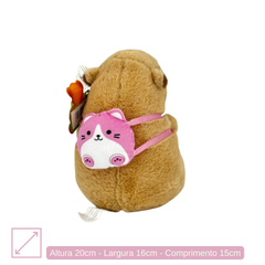 Capivara de Pelúcia - 20cm