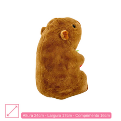 Capivara de Pelúcia - 24cm