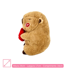 Capivara de Pelúcia - 24cm