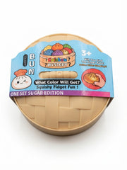 Squishy dumpling/bun com glitter - 10 cm