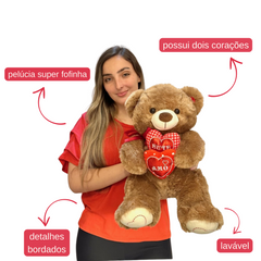 Urso com Coração - 50cm