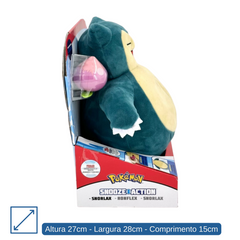 Pokémon Snorlax com Mecanismo - 27cm