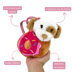 Bolsa com Cachorro da Barbie - 23cm