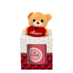 Urso na Xícara - 20cm