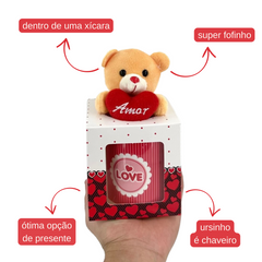 Urso na Xícara - 20cm