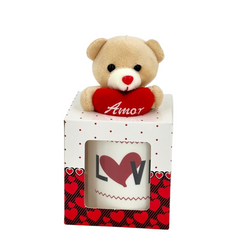 Urso na Xícara - 20cm