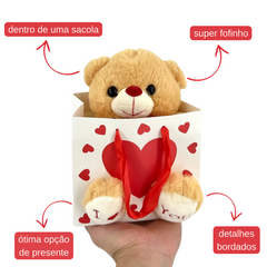 Urso na Sacolinha - 20cm