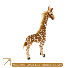 Girafa Realista - 79cm