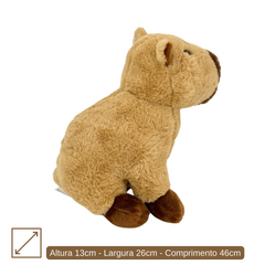 Capivara de Pelúcia - 24cm