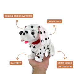 Cachorro Dálmata com Movimento e Som - 21CM