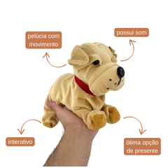 Cachorro Bullmastiff com Movimento e Som - 21CM