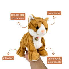 Gato com Movimento e Som - 21CM