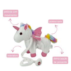 Unicórnio com Movimento e Som - 21CM