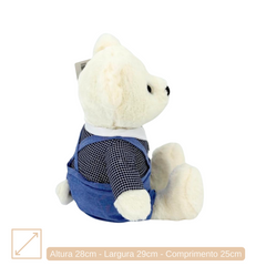 Urso com Roupa - 28cm