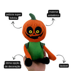 Abóbora Pelúcia Halloween - 22CM