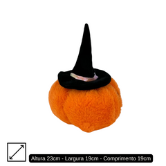 Abóbora Pelúcia Halloween - 23CM