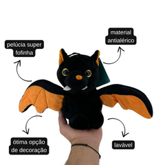 Morcego Pelúcia Halloween - 21CM