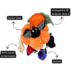 Abóbora com Pelúcias Dentro - 25CM