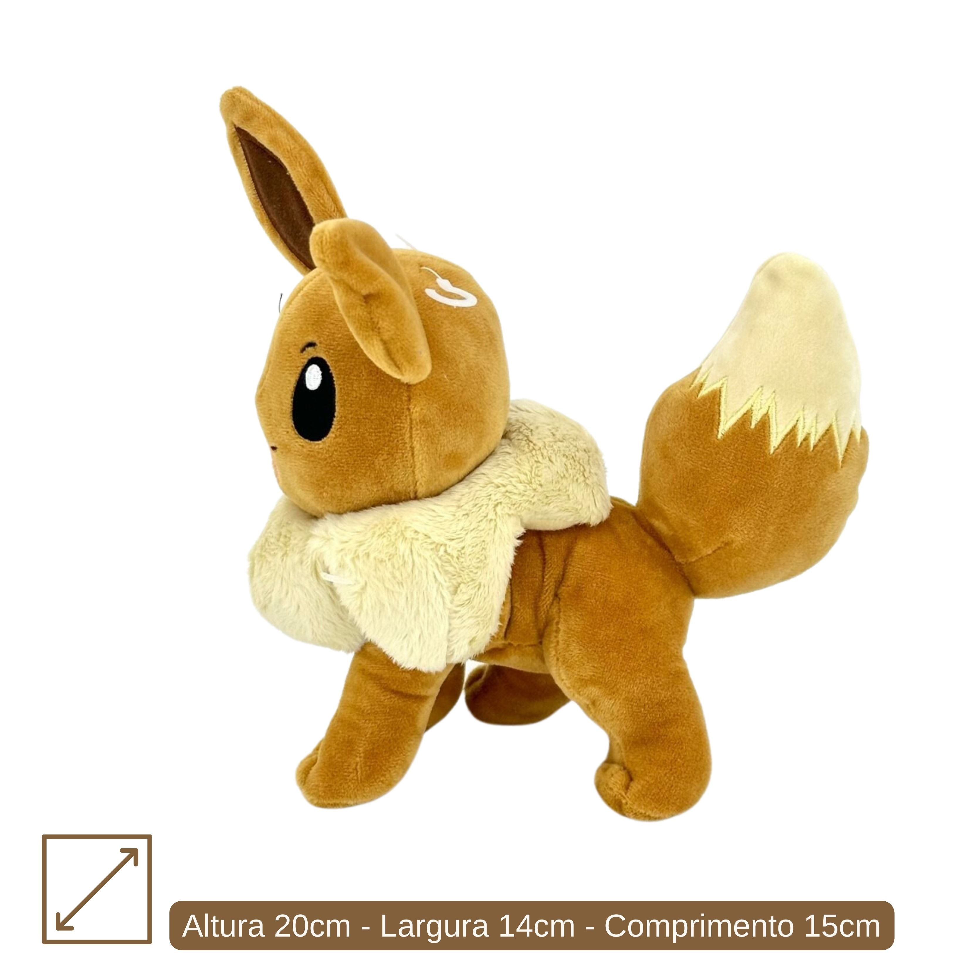 Pelúcia Pokemon Eevee 20cm - Produto Original